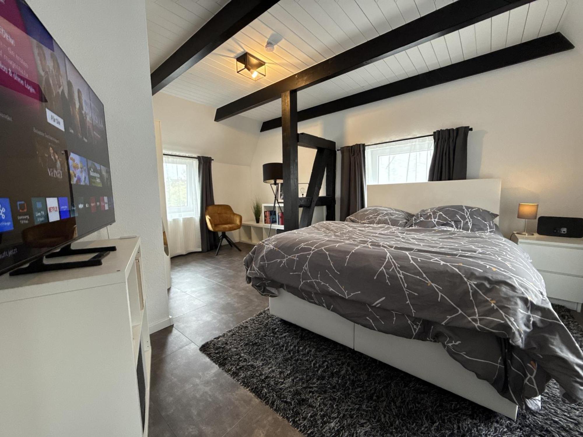 Fachwerkhaus Mit 2 Getrennten Schlafzimmern, Wohnzimmer Und Kueche Bückeburg Eksteriør bilde